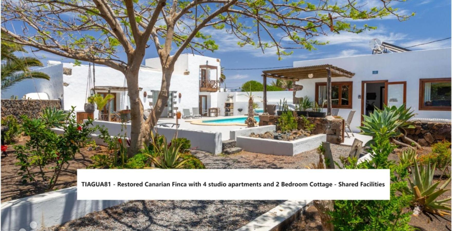 Cuarto Botanico Studio - Shared Pool - Central Island Location - 10 Mins Drive To Famara And La Santa Tiagua Extérieur photo